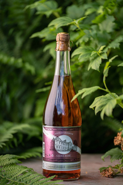 Cidre rosé Château Lezergué