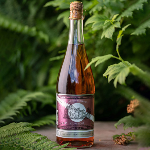 Cidre rosé Château Lezergué