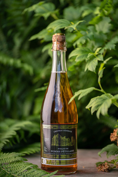 Pur jus de pomme pétillant Château Lezergué